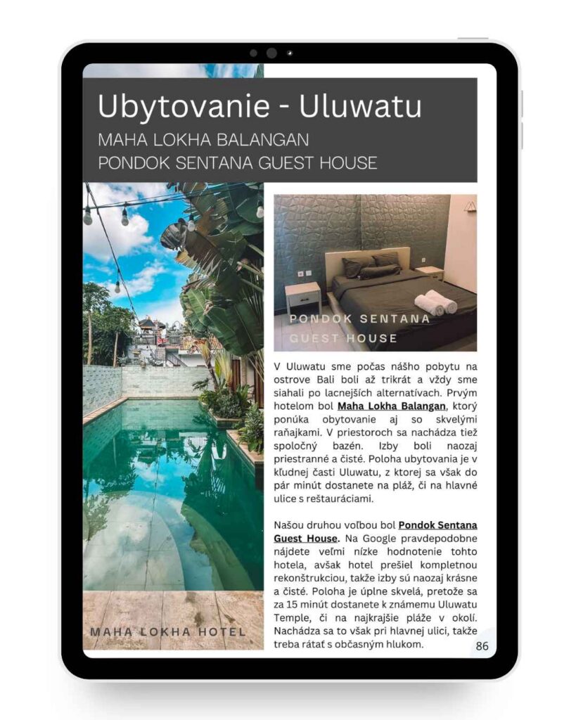 Najlepšie oblasti kde bývať na Bali.