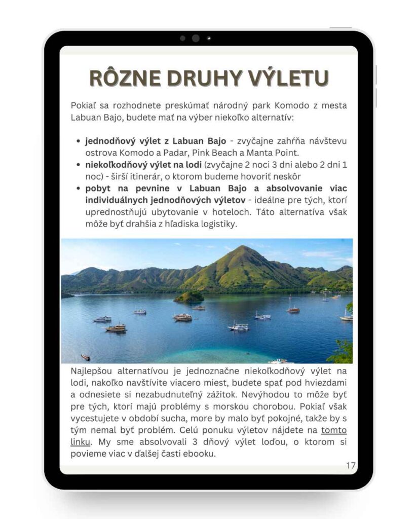 Ako sa dá navštíviť národny park Komodo.