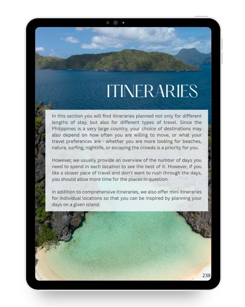 A two-week itinerary for the Philippines.