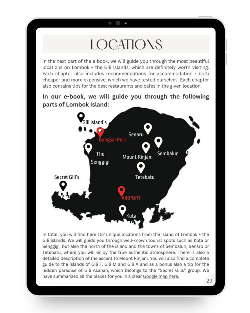 Top places you must visit in Lombok.