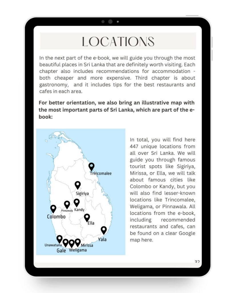The most beautiful places in Sri Lanka.