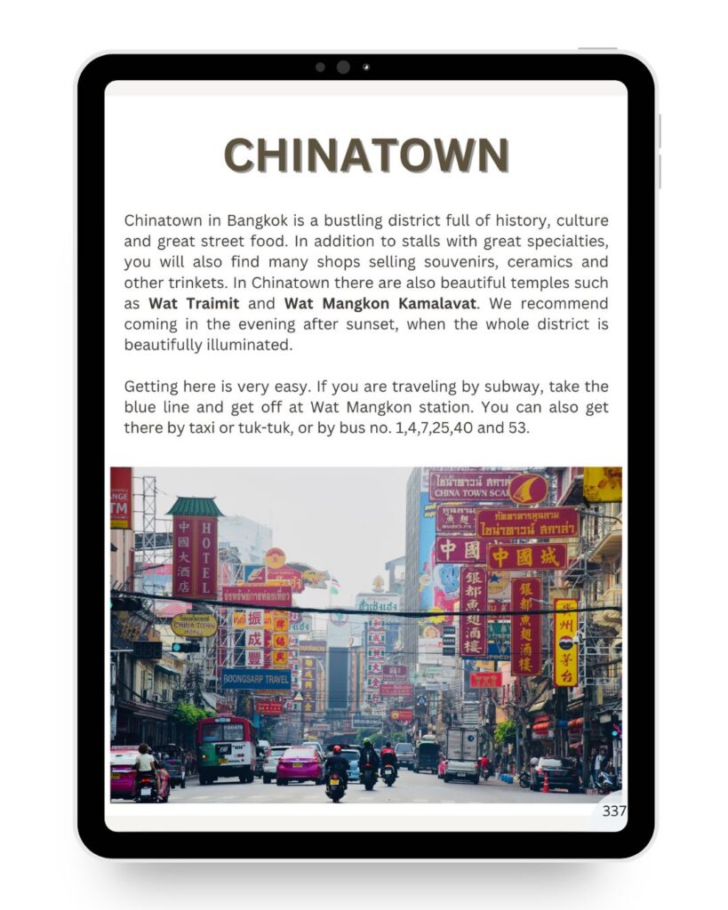 Where is Chinatown in Thailand?