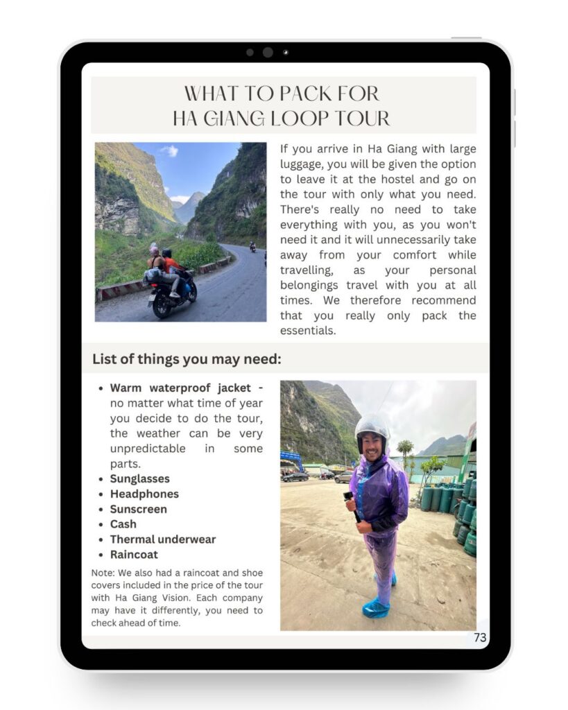 The best companies on the Ha Giang Loop in Vietnam.
