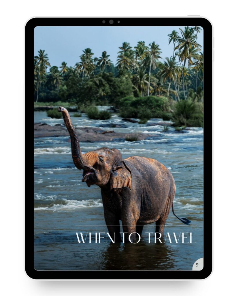 When is the peak season in Sri Lanka?