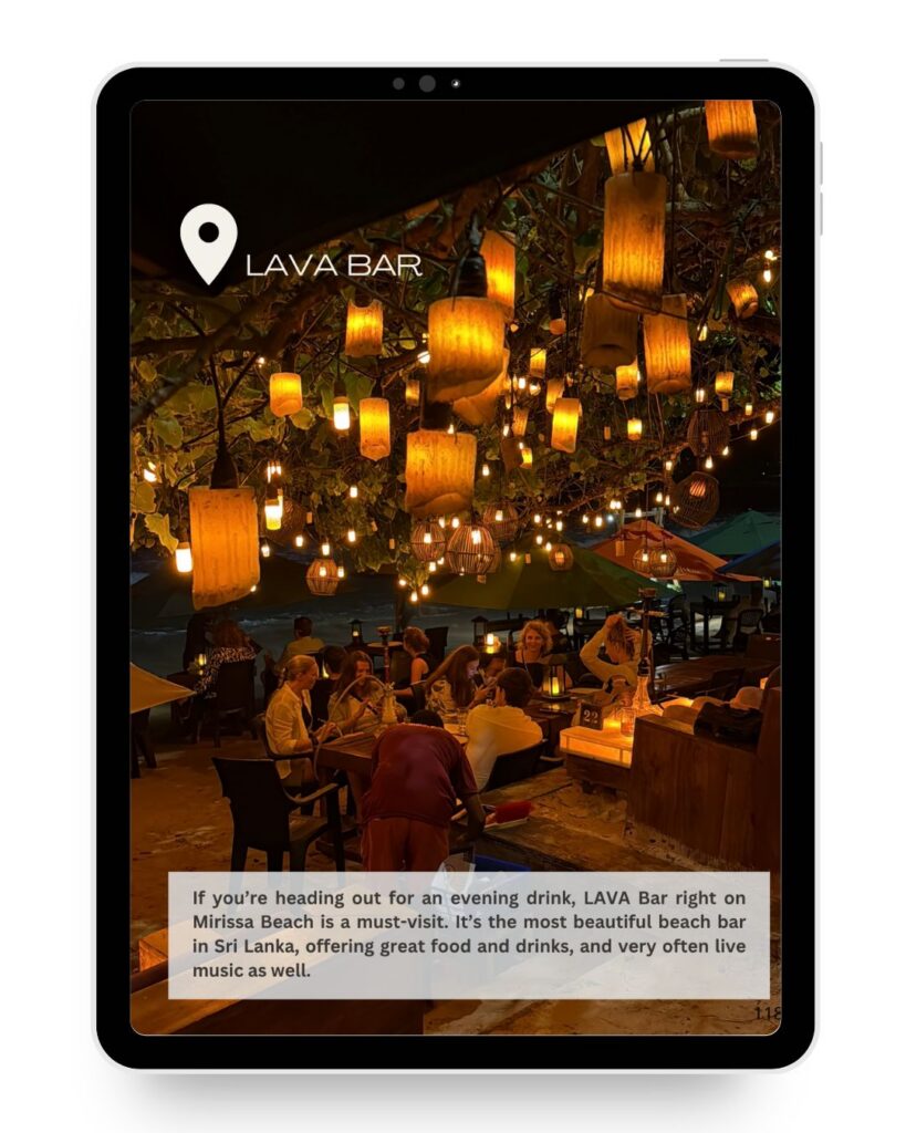 Lava Bar Mirissa.