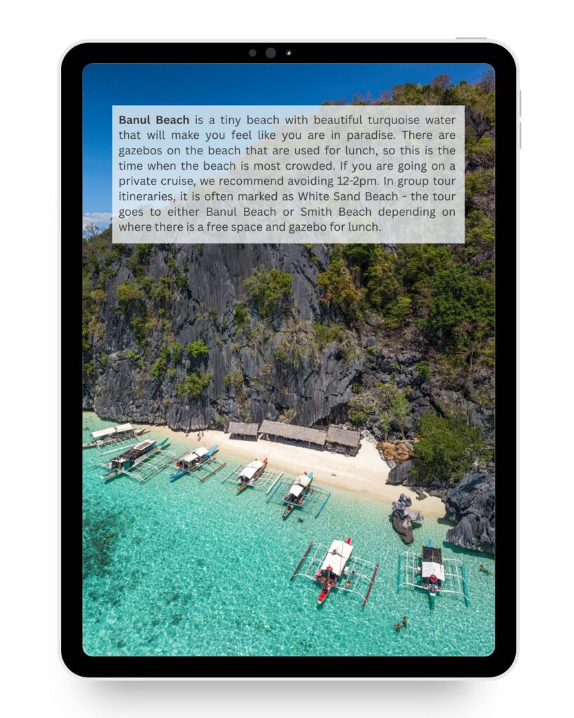 Banul Beach on Coron.