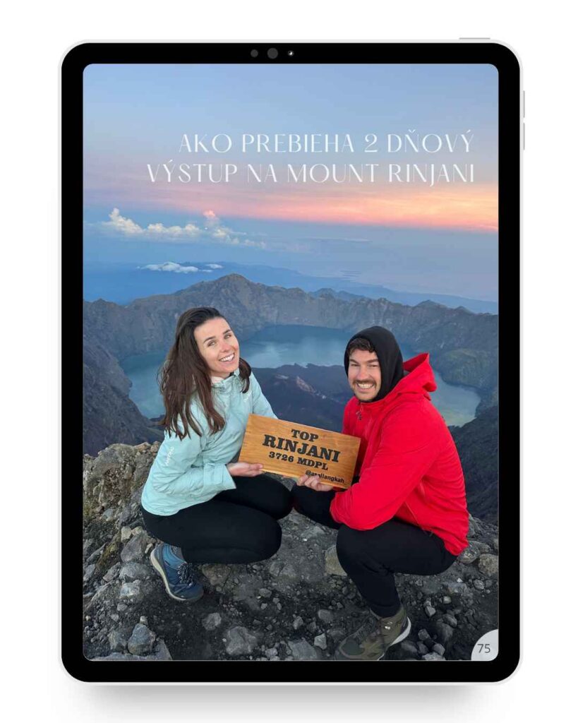 Východ Slnka na Lomboku.