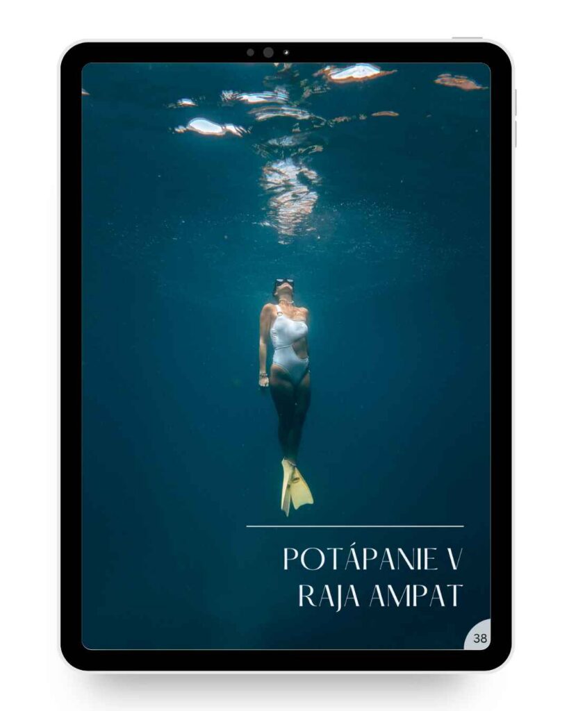 Potápanie sa na Raja Ampat.