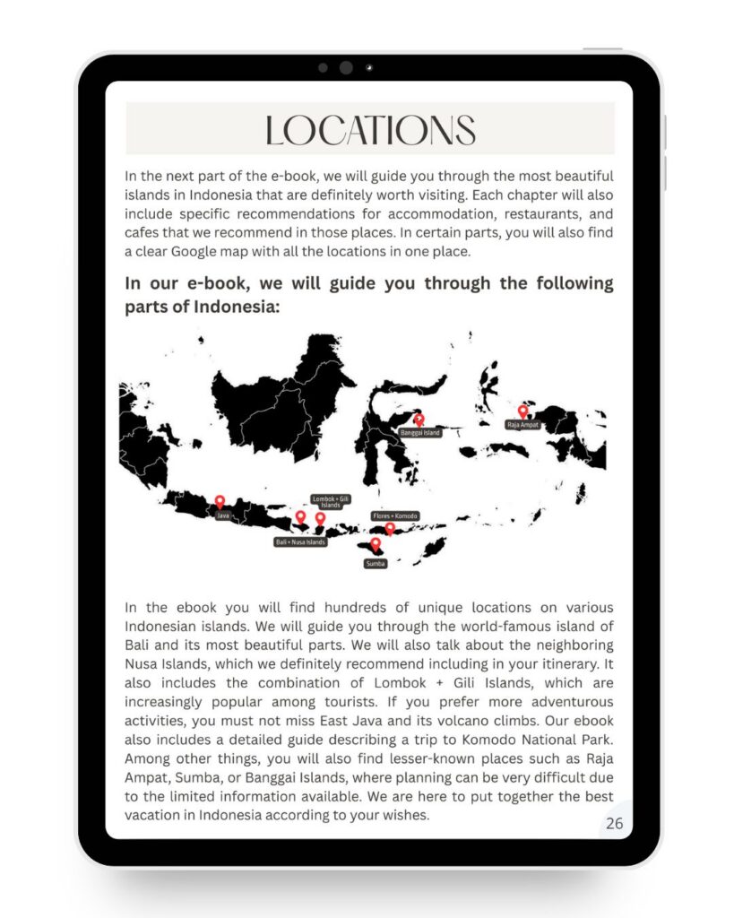 The top islands worth visiting in Indonesia.