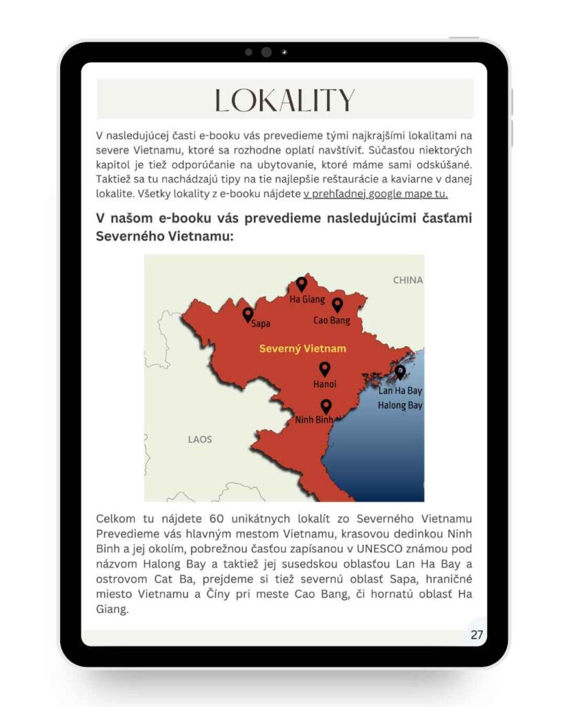 Najkrajšie lokality vo vietname.