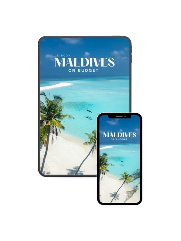 Product photo of travel guide Maldives on budget.