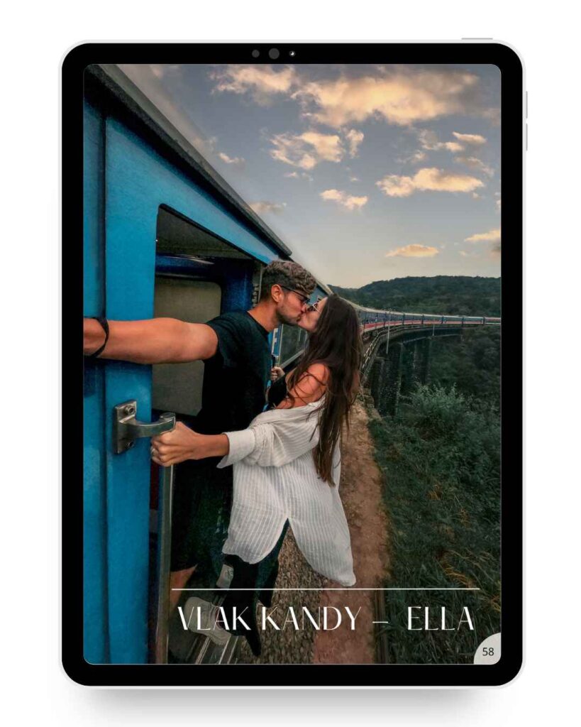 Cesta vlakom z Kandy do Ella.