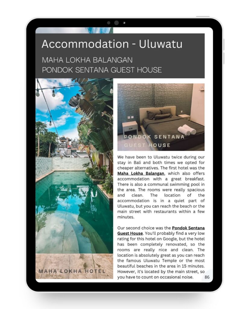 The best areas to stay in Bali.
