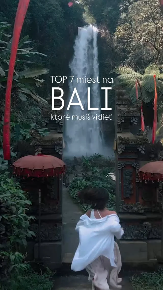 Plánuješ svoju dovolenku na Bali? Napíš do komentára ‘vodopád’ a my ti pošleme zľavový kód na náš ebook, v ktorom nájdeš 101 unikátnych miest na ostrove Bali, tipy na reštaurácie, kaviarne a hotely a mnoho ďalších praktických informácii. Bonusom je Google mapka so všetkými lokáciami a taktiež Mini sprievodca na ostrovy Nusa Penida, Nusa Lembongan a Ceningan, ktoré rozhodne počas svojej dovolenky musíš vidieť tiež! 😍 

Bali je plné nádherných miest, či už sa bavíme o vodopádoch, ryžových poliach, chrámoch, vyhliadkach alebo plážach. 

Ak si ho chcete užiť naplno odporúčame pridať týchto 7 miest do vášho itinerára: 

📍Ryžové polia Jatiluwih - menej známe, ale za to najkrajšie na ostrove! 😍 

📍Vodopád Leke Leke - stačí absolvovať krátku cestu betónovými schodmi dole a ste v raji 😍 Odporúčame prísť ráno, aby ste sa vyhli davom. 

📍Útes Pantai Batu Barak - ide o “najnovšiu” pláž na ostrove, na ktorú vedie takáto ikonická ulička pomedzi skaly. 

📍Vodopád Nung Nung - majestátny a nádherný vodopád blízko oblasti Munduk. Rozhodne stojí za to ho navštíviť 😍 

📍Vyhliadka Lahangan Sweet - jedna z novších atrakcií ostrova je táto vyhliadka, na ktorej sa cítite ako v oblakoch 😍 

📍Alas Harum + Cretya Ubud - bar a reštaurácia s bazénom v strede ryžových polí? To musíš vidieť na vlastné oči! 💚 

📍Pláž Nunggalan - aj napriek tomu, že pláže nie sú to gro, kvôli ktorému by ste mali cestovať na Bali, tie v okolí Uluwatu sú krásne. Naša obľúbená bola pláž Nunggalan. 

Chceš vedieť viac? V našom ebooku nájdeš všetko potrebné na jednom mieste: 
✅ 101 unikátnych miest 
✅ Tipy na reštaurácie, kaviarne, hotely a výlety 
✅ 3 itineráre na rôzne dĺžky pobytu 
✅ Praktické informácie ohľadom dopravy, víz, bankomatov, peňazí atď. 
✅ Google mapku so všetkými lokáciami

Ebook už pomohol stovkám cestovateľov, tak si ušetri svoju energiu a čas s plánovaním a vydaj sa s ním na cesty 🥰 LINK NÁJDEŠ AJ V PROFILE. 

#bali #ostrovbali #dovolenka #baliisland #baliholiday #balitrip #balivacation #baliguide #baliindonesia #cestujeme #cestujemeposvete #cestujemespolu #dnescestujem #cestovani #cestolidi #slovacivzahranici #slovacinacestach #slovaktravelers #exotika #dovolena #cestovanie
